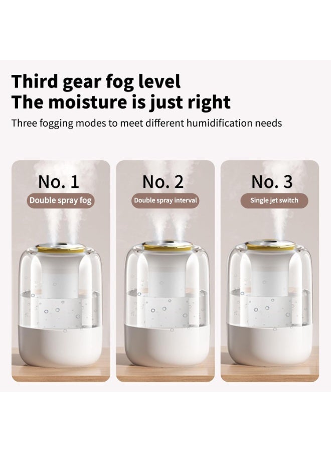 Arabest 2L Humidifiers for Bedroom with Night Light, Cool Mist Humidifier for Home, Quiet Operation with 360° Rotation- 2 Filter Sponge, USB Plug,for Home, Office, for 20-40 ㎡ (Green) - Image 2
